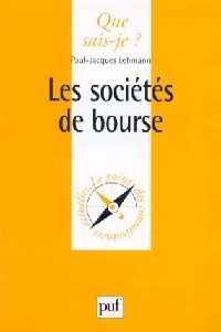 Livrenpoche : Les sociétés de Bourse - Paul-Jacques Lehmann - Livre