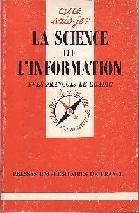 Livrenpoche : La science de l'information - Yves-François Le Coadic - Livre