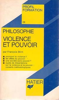 Livrenpoche : Violence et pouvoir - François Stirn - Livre