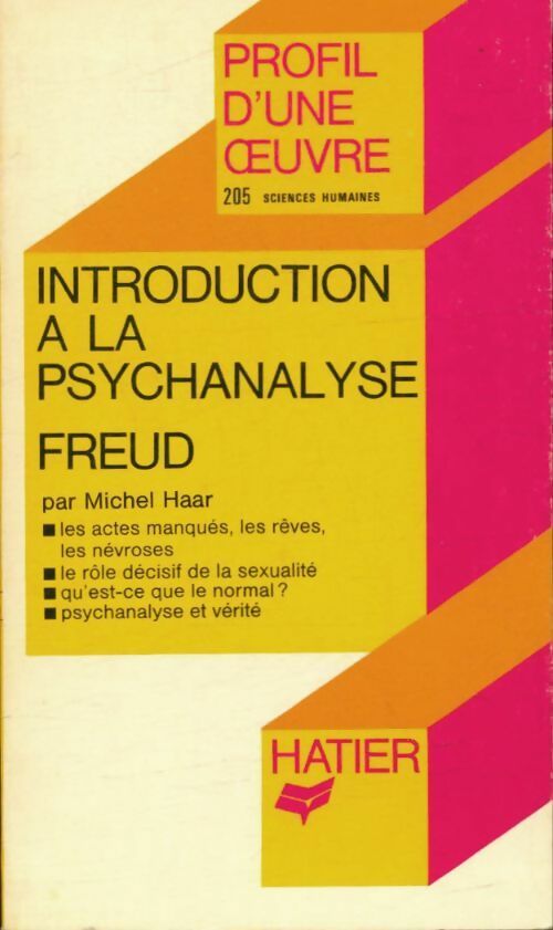 Livrenpoche : Introduction à la psychanalyse - Sigmund Freud - Livre