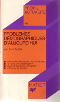 Livrenpoche : Problèmes démographiques d'aujourd'hui - Paul Paillat - Livre