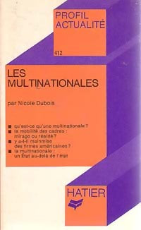 Livrenpoche : Les multinationales - Nicole Dubois - Livre