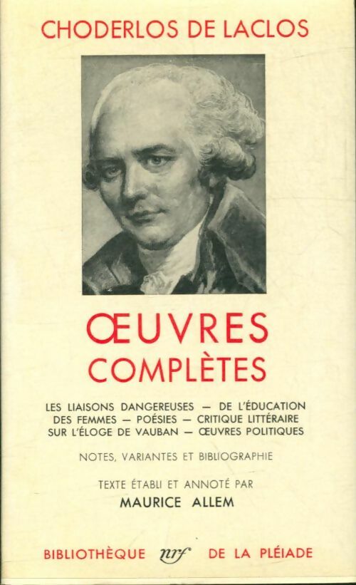 Livrenpoche : Oeuvres complètes - Pierre Choderlos De Laclos - Livre