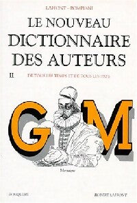 Livrenpoche : Le nouveau dictionnaire des auteurs Tome II - Collectif - Livre