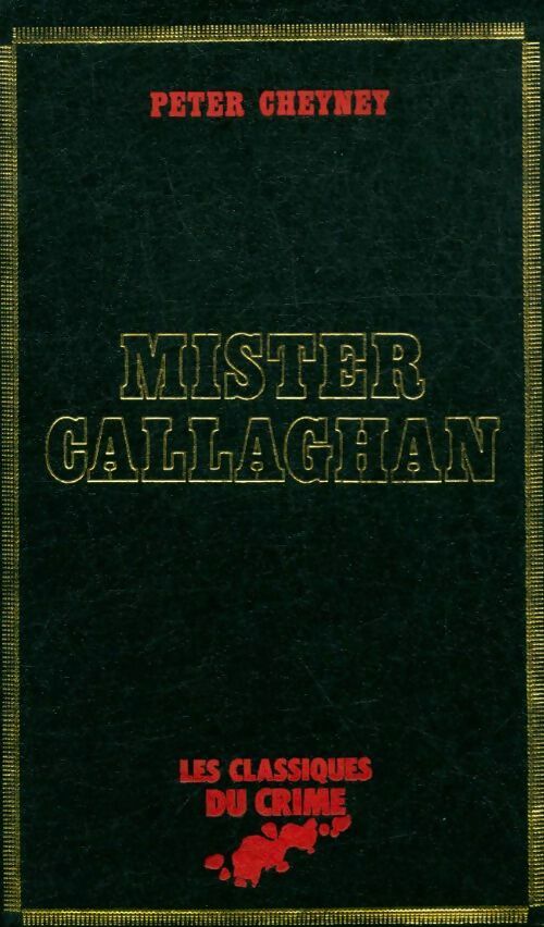Livrenpoche : Mister Callaghan - Peter Cheyney - Livre