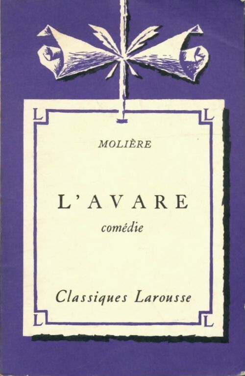 Livrenpoche : L'avare - Molière - Livre