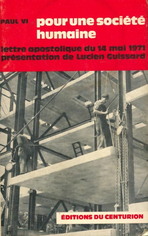 Livrenpoche : Pour une société humaine - Paul VI - Livre