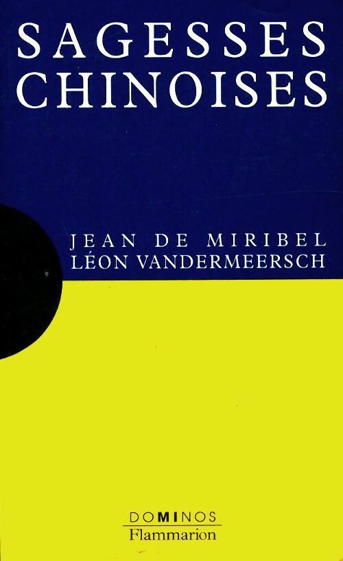 Livrenpoche : Sagesses chinoises - Léon Vandermeersch - Livre