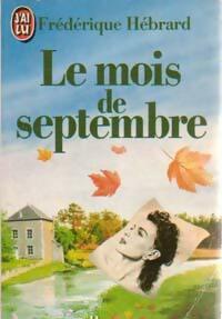 Livrenpoche : Le mois de septembre - Frédérique Hébrard - Livre