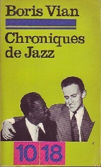 Livrenpoche : Chroniques de jazz - Boris Vian - Livre