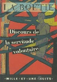 Livrenpoche : Le discours de la servitude volontaire - Etienne De la Boétie - Livre