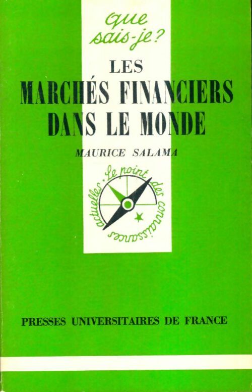 Livrenpoche : Les marchés financiers dans le monde - Maurice Salama - Livre