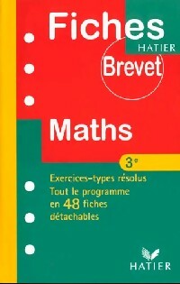 Livrenpoche : Fiches Brevet mathématiques - Bernard Demeillers - Livre