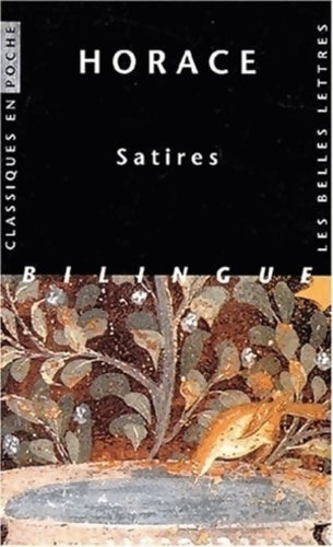 Satires - Horace - Livre