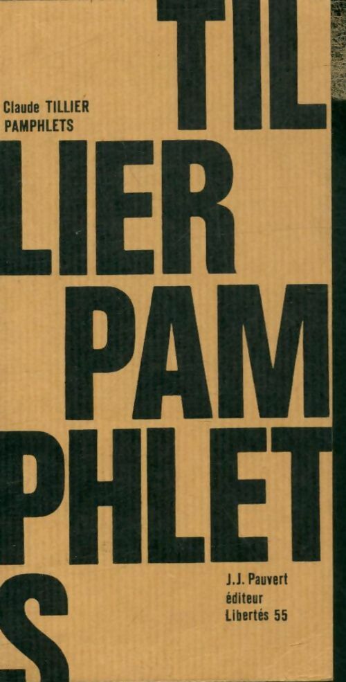 Livrenpoche : Pamphlets - C. Tillier - Livre