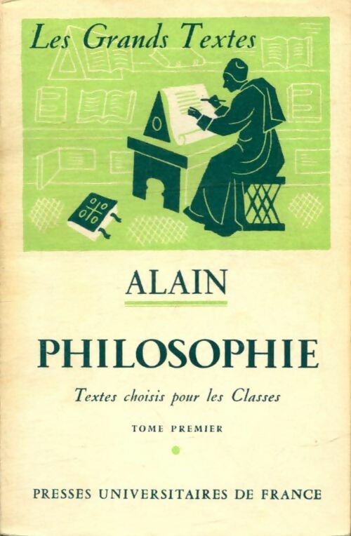 Livrenpoche : Philosophie Tome I - Alain - Livre