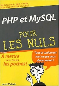 Livrenpoche : PHP et MySQL - Janet Valade - Livre