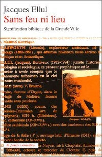 Livrenpoche : Sans feu ni lieu - Jacques Ellul - Livre