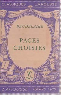 Livrenpoche : Pages choisies - Charles Baudelaire - Livre