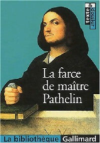 Livrenpoche : La farce de maître Pathelin - Inconnu - Livre