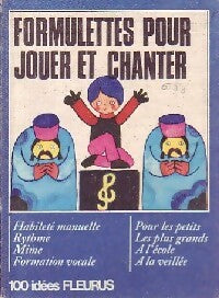 Livrenpoche : Formulettes pour jouer et chanter - J. Gudin - Livre