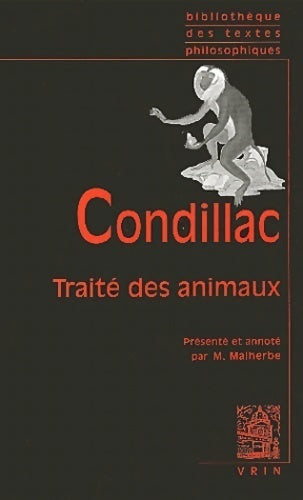Livrenpoche : Traité des animaux - Etienne Bonnot De Condillac - Livre
