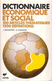 Livrenpoche : Dictionnaire économique et social - Janine Brémond, Alain Geledan - Livre