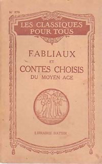 Livrenpoche : Fabliaux et contes choisis du Moyen Age - Inconnu - Livre