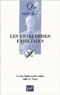 Livrenpoche : Les entreprises familiales - Denise Kenyon-Rouvinez - Livre