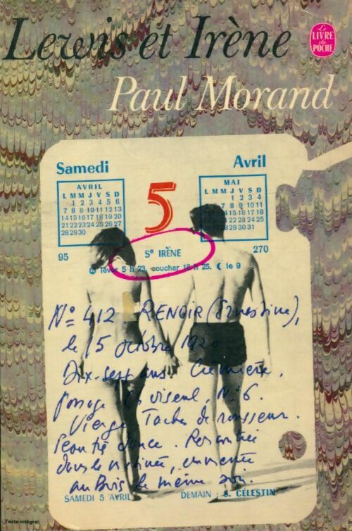 Livrenpoche : Lewis et Irène - Paul Morand - Livre