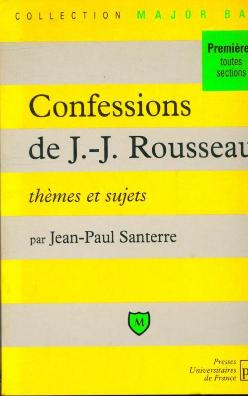 Livrenpoche : Les Confessions (extraits) - Jean-Jacques Rousseau - Livre