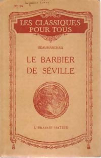 Livrenpoche : Le barbier de Séville - Beaumarchais - Livre