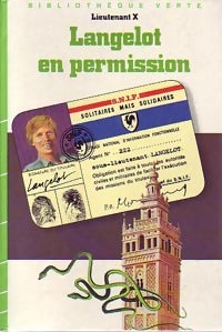 Langelot en permission - Lieutenant X - Livre