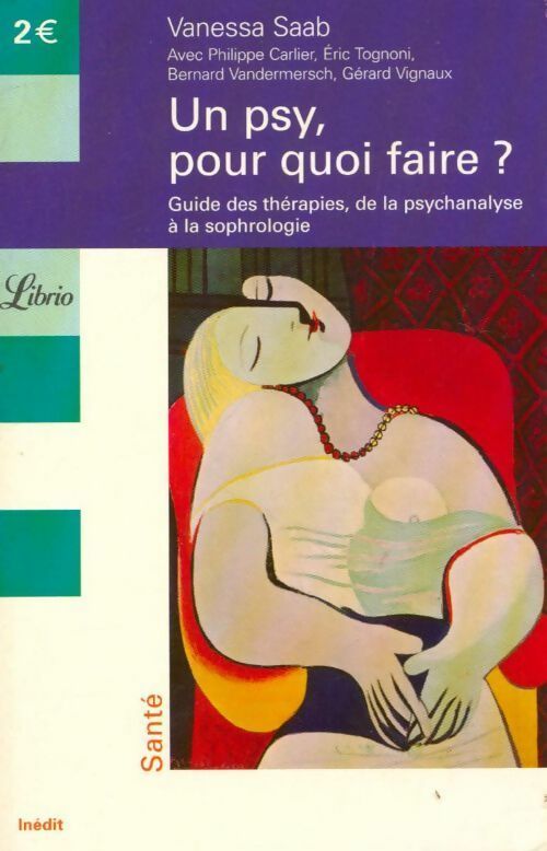 Livrenpoche : Un psy, pour quoi faire ? - Vanessa Saab - Livre