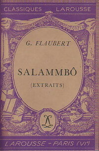 Livrenpoche : Salammbô (extraits) - Gustave Flaubert - Livre