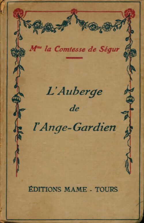 Livrenpoche : L'auberge de l'Ange Gardien - Comtesse De Ségur - Livre