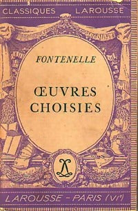 Livrenpoche : Oeuvres choisies - Fontenelle - Livre