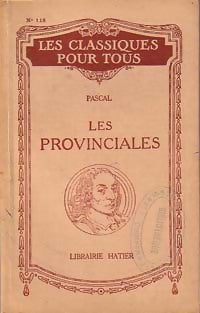 Livrenpoche : Les provinciales - Blaise Pascal - Livre