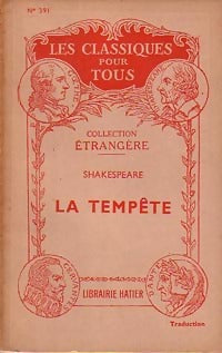 Livrenpoche : La tempête - William Shakespeare - Livre