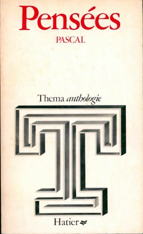Livrenpoche : Pensées - Pascal - Livre