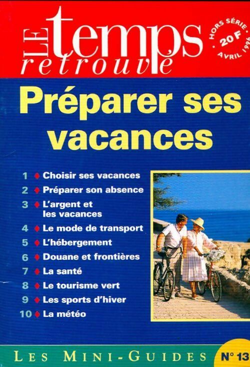 Livrenpoche : Préparer ses vacances - Collectif - Livre