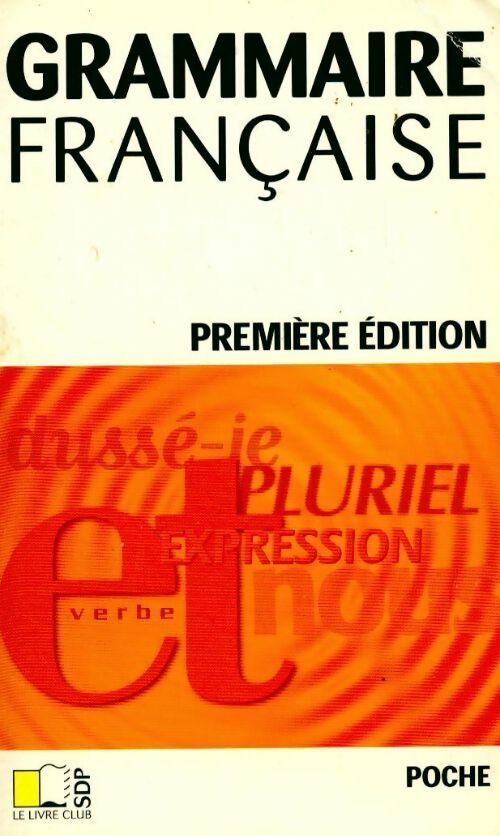 Livrenpoche : Grammaire française - Inconnu - Livre