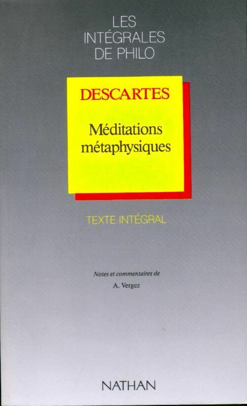 Livrenpoche : Méditations métaphysiques - René Descartes - Livre