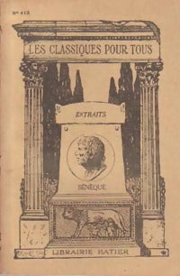 Livrenpoche : Extraits - Sénèque - Livre
