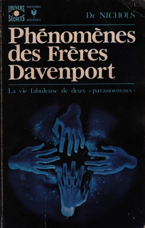 Phénomènes des frères Davenport - Dr Nichols - Livre