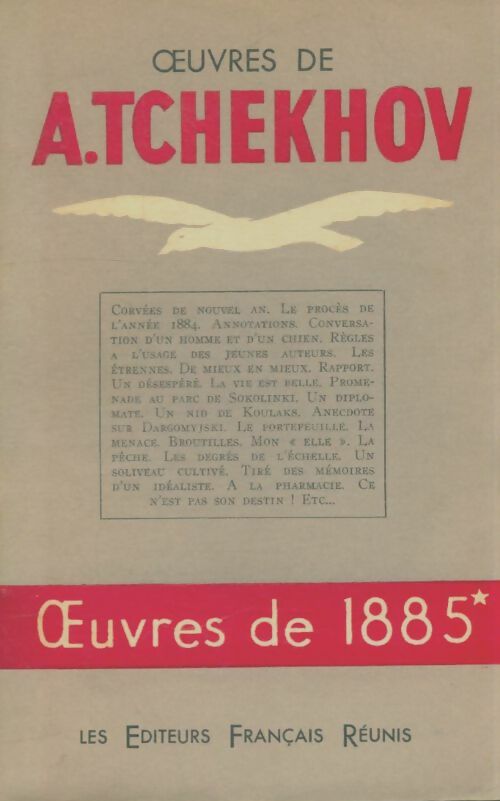 Livrenpoche : Oeuvres de 1885 - Anton Tchekhov - Livre
