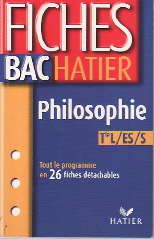 Livrenpoche : Philosophie Terminales L, S, ES - Gérard Durozoi - Livre