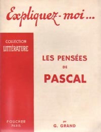 Livrenpoche : Les pensées de Pascal - G. Grand - Livre