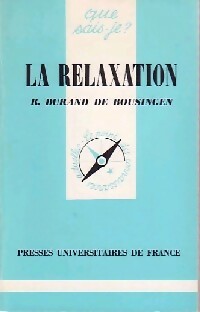 Livrenpoche : La relaxation - Robert Durand de Bousingen - Livre