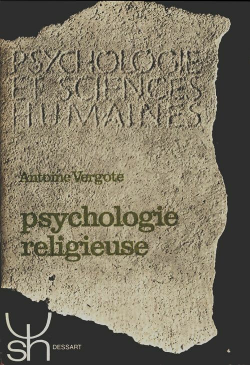 Livrenpoche : Psychologie religieuse - Antoine Vergote - Livre